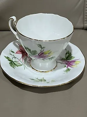 Buy Adderley Bone China Tea Cup & Saucer - Beautiful Floral Design , England • 17.29£