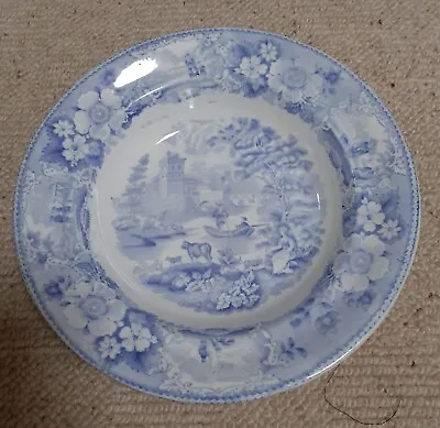 Buy W H Adams & Co Early 19th Century Italian Scenery Stone China Bowl • 35£