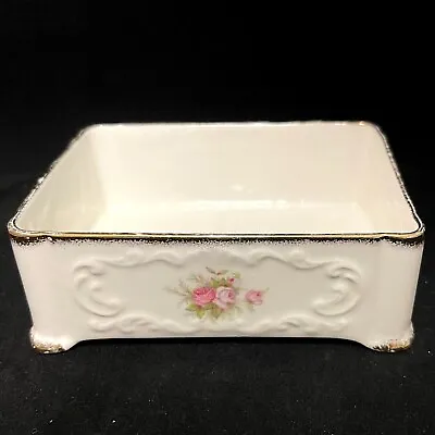 Buy Vintage Paragon Trinket Jewelry Box Victoriana Rose England Fine China 1960’s • 14.19£