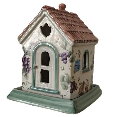 Buy Charming Vintage Pfaltzgraff Birdhouse Country Cottage Decorative Ceramic Candle • 19.21£