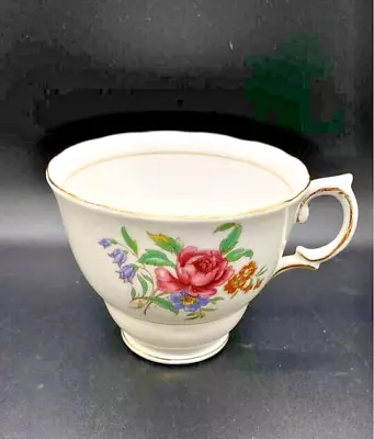 Buy Vintage Colclough Spring Flower Bouquet Fine Bone China Teacup Made In England • 11.34£