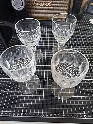 Buy Irish Waterford Crystal Wine Glasses X4 [Ex Con) • 50£