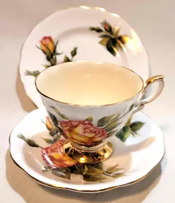 Buy Royal Standard Harry Wheatcroft Roses Peace Cup Saucer Plate Trio Bone China • 15£