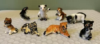 Buy VTG  Miniature Animal Figurines Bone China JAPAN Lot Of 8 • 33.09£