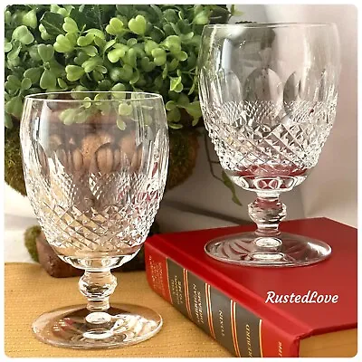 Buy Waterford Colleen Water Glasses Short Stem Vintage Cut Glasses Ireland -2 * • 143.20£