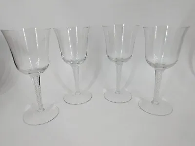 Buy 4 Stuart Crystal Art Glass Stems  In The Ariel Twist Pattern • 109.10£