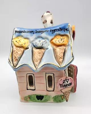 Buy Heather Goldminc Blue Sky Rainbow Ice Cream Sundae Candle Votive Holder READ • 20.16£