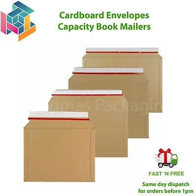 Buy Cardboard Envelopes Capacity Book Mailers Royal Mail PIP Large Letter Postal • 300£