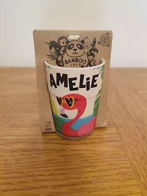 Buy Bamboo Crew Personalised Named Children’s Cup Eco-Friendly 250ml BNIB - AMELIE • 5.99£