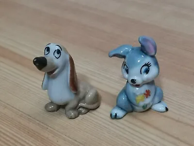 Buy Vintage 1950's Wade Whimsies Disney Dachsie & Thumper - Hat Box Collection • 8.99£