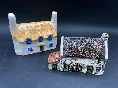 Buy John Putnam's Heritage Two Cottages Hand Painted Collectable 1978 & 79 • 11.18£