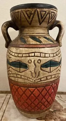 Buy Aztea By Arnart Folk Art Vase  8.25  X 4.75” Made In Japan 55/1055 • 33.57£