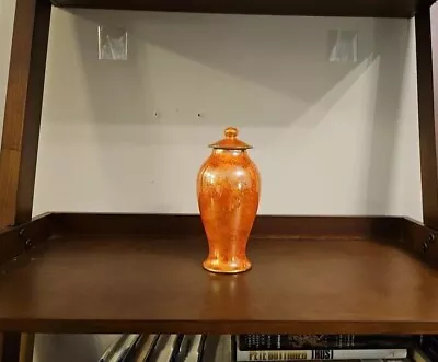 Buy Carlton Ware Rouge Royale Lidded Vase Urn With Lid Ginger Jar Red Gold Vintage • 28.34£