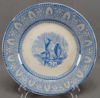 Buy John Goodwin Versailles Pattern Blue Transferware 9 7/8 Inch Plate C.1841-1851 C • 48.26£