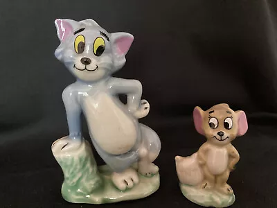 Buy Vintage Tom Amd Jerry Wade Porcelain Small Figurines, MGM, Used, Good Condition. • 5.99£