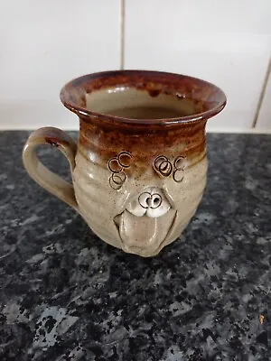 Buy Pretty Ugly Pottery Handmade Stoneware Coffee Mug Wales Vintage VGC • 11.99£