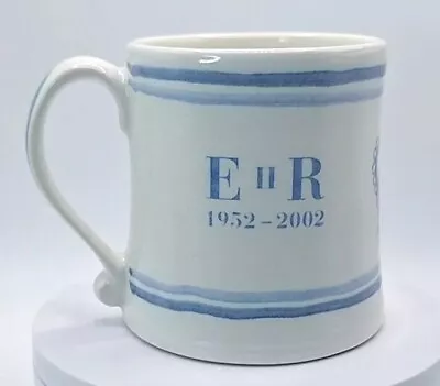 Buy Rye Pottery - Elizabeth 2nd Commemorative Royal Mug - 1952-2002 • 9.99£