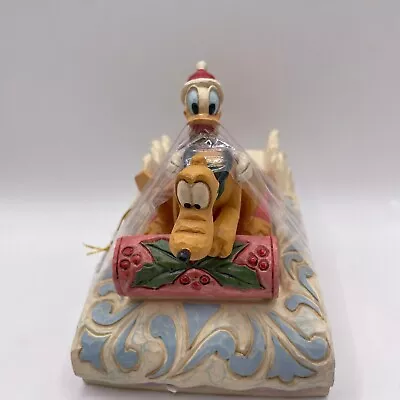 Buy Disney Traditions A Friendly Race Donald And Pluto Figurine 6008973 Damaged • 14.95£