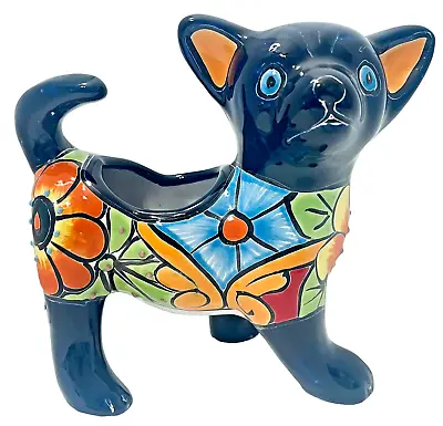Buy Mexican Talavera Chihuahua Planter Dog Figure Pottery Ceramic Folk Art 9.5  • 45.52£