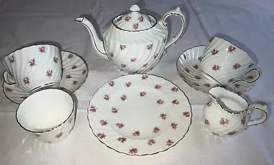 Buy Vintage Aynsley Tea For Two 8 Pieces 'HATHAWAY' Pattern • 39.99£
