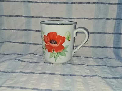 Buy Royal Worcester Bone China Poppies Pattern Coffee Tea Mug • 9.99£