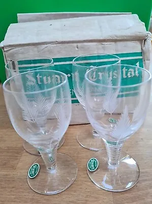Buy Stuart  Crystal Liquor Glasses , 4x • 9£