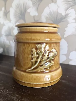 Buy West Highland Dunoon Pottery   Thistle Consreve / Marmalade Pot  Vintage1970's • 12£