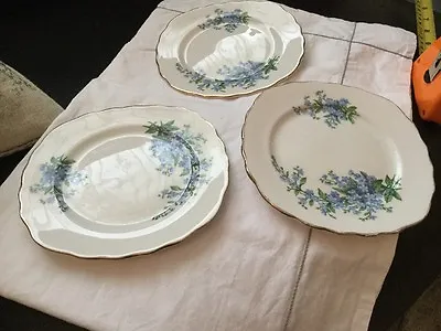 Buy Royal Osborne Blue Flower China Tea Side Plates • 7.99£