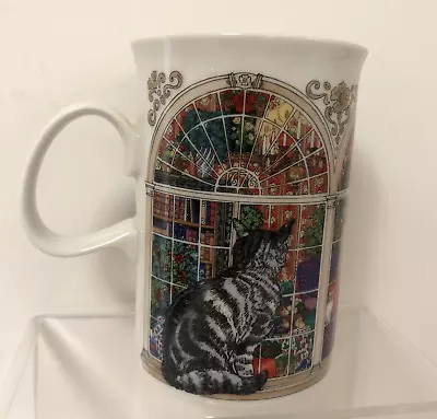 Buy Dunoon Vintage Porcelain Christmas Cat Coffee Tea Mug England By Sue Scullard • 9.49£