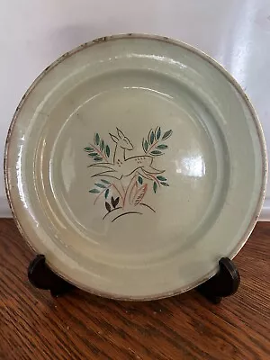 Buy Poole Pottery Vintage Plate. Deer Motif • 8£