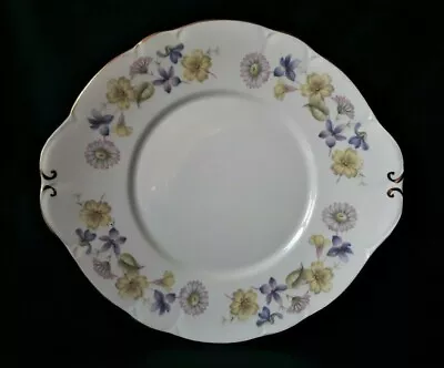 Buy Duchess Spring Days Cake Plate Bone China Serving Platter Pink & Purple Flowers • 31.95£