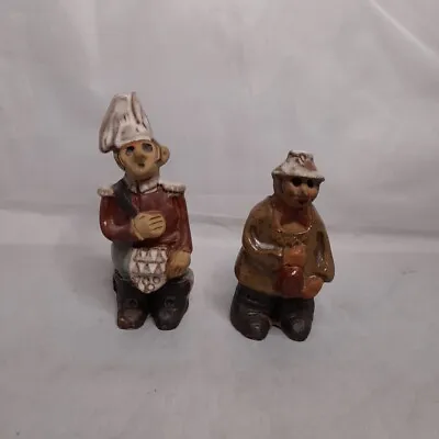 Buy 2x Collectable Vintage Tremar Pottery (Cornwall) Stoneware Scotsman Figurines • 6.99£
