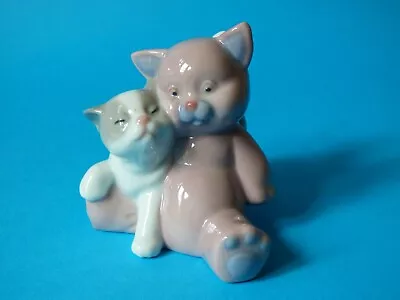 Buy Cute Collectable Lladro Nao Porcelain Cat Teddy Bear Figurine Free Uk P+p • 29.89£