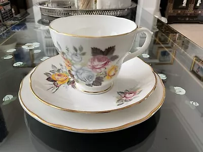 Buy Vintage Duchess Bone China MOSSLEIGH Trio Tea Cup Saucer Tea Plate • 5£