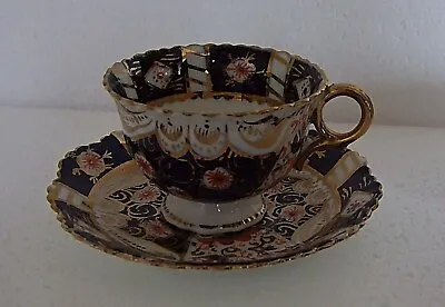 Buy Antique Sandland Crown Derby Style Imari Tea Cup And Saucer • 12£