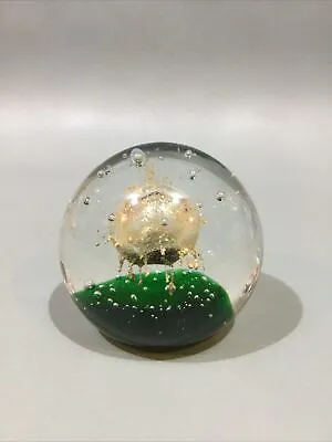 Buy Art Glass Paperweight Controlled Bubble • 7.95£