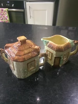 Buy Keele Street Cottage Ware Covered Sugar And Creamer • 10£