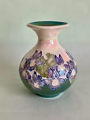 Buy Lise B Moorcroft At Moorland Pottery Iris Vase  Of 93/750 • 99£