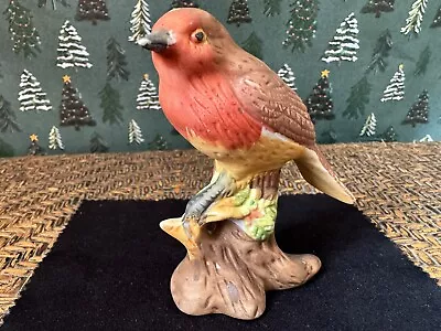 Buy Vintage Ceramic ‘Robin’ Bird Ornament - Hand Painted 9cm • 7.50£