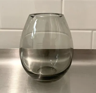 Buy VINTAGE HOLMEGAARD GLASS SMOKE VASE DENMARK MID CENTURY MODERN Danish 4.5” Vase • 37.86£