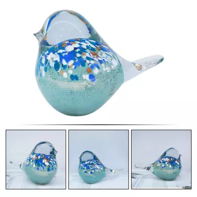 Buy  Glass Bird Ornament Desktop Shaped Home Accessories Crystal Animal Sculpture • 33.95£