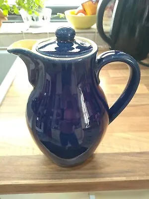 Buy BOURNE DENBY Stoneware, Cottage Blue, 2 Pint Coffee Pot C.1930's VIntage • 10£