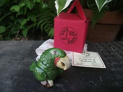 Buy Kevin Francis Face Pot Trinket Box John The Macaw Parrot Retired Ltd Edition • 30£