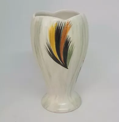 Buy Vintage Retro Mid Century Modern Vase Radford England Handpainted 976 • 5£