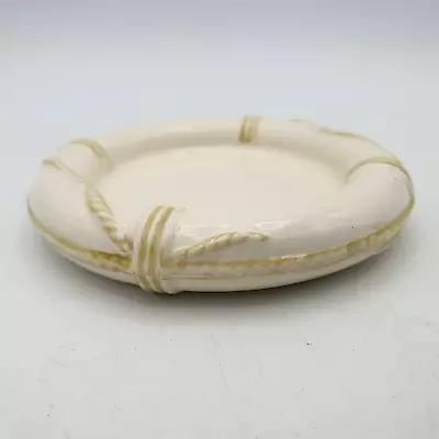 Buy 1886 Rare Doulton Burslem Ceramic Trinket Dish, Ashtray, Coaster Shape LifeBuoy • 49.99£