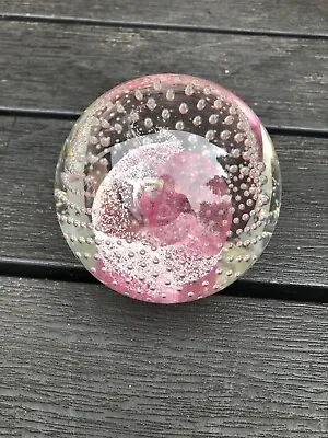 Buy VINTAGE CAITHNESS Pink Champagne Paperweight. • 10£