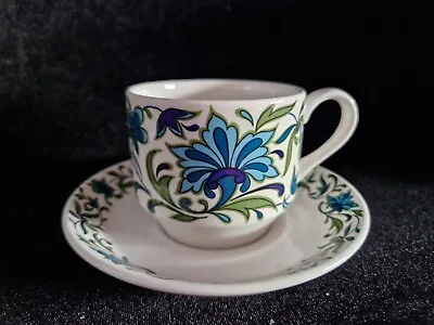Buy Vintage Midwinter Ceramic Tea Cup & Saucer  Spanish Garden  • 4.50£