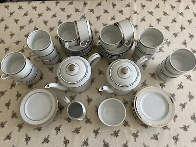 Buy M&S Marks And Spencer Platinum Fine Bone China Afternoon Tea Service 10 Settings • 125£