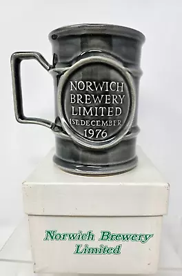 Buy Holkham Pottery Boxed Norwich Brewery Tankard 1st Dec 1976 Norwich Castle • 12.99£