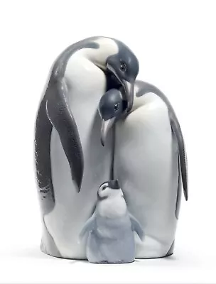 Buy Lladro Penguin Family Figurine Pre Owned Perfect Conditions • 200£